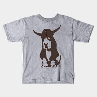 Sad Jack + Viking Helmet Kids T-Shirt